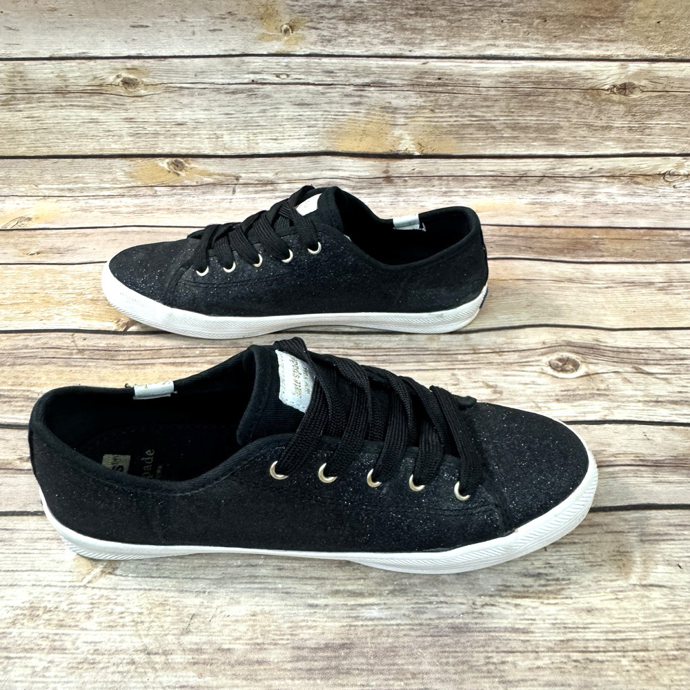 Kate Spade Girls Keds Champion Glitter Celebrations Lace Up Tennis Shoes 4M - Picture 5 of 8